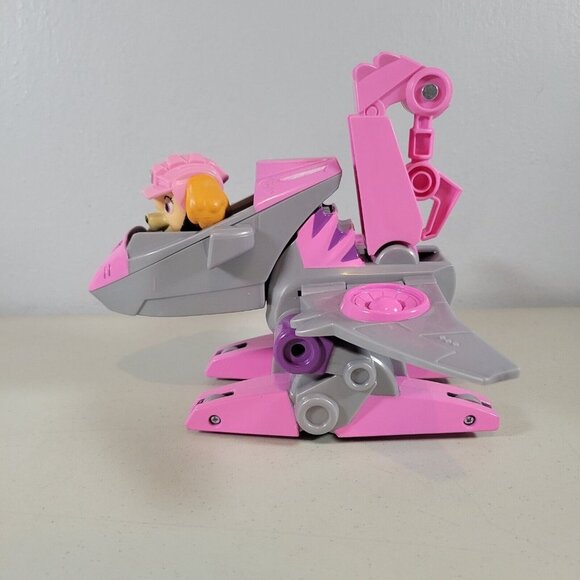 Paw Patrol Dino Rescue Skyes Deluxe Rev Up Vehicle With Sky Figure Set - Picture 2 of 8